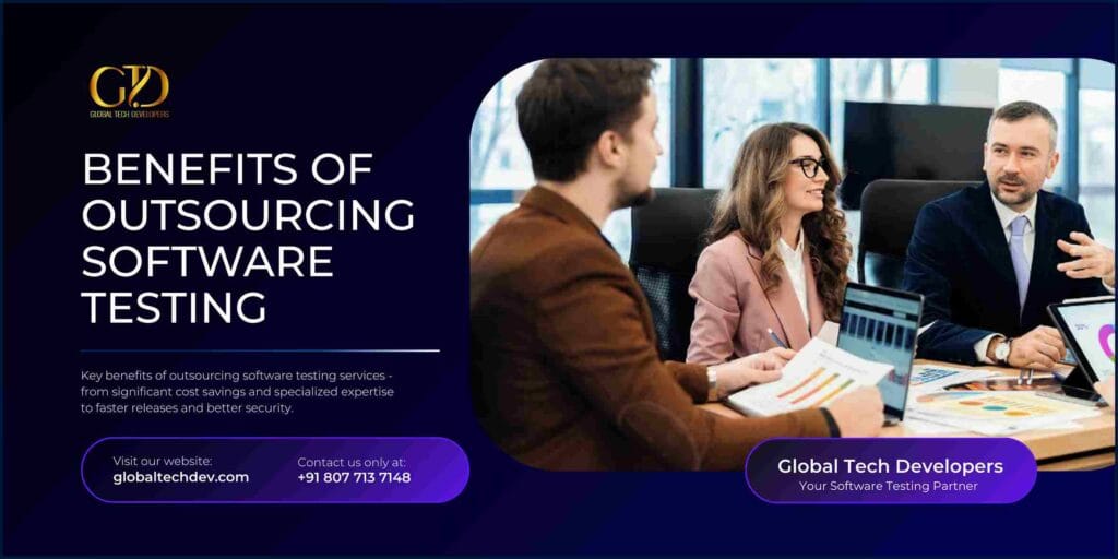 Feature image to show benefits of Outsource software testing services